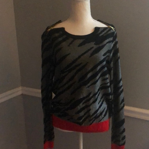 French Connection Animal Print Sweater - Picture 5 of 8